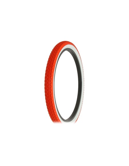 Tire 24 x 2.125 Red/White Side Wall HF-133.